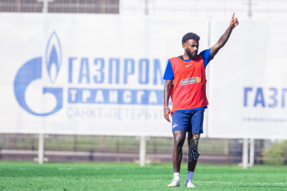 Тренировка «Зенита» перед матчем с ЦСКА