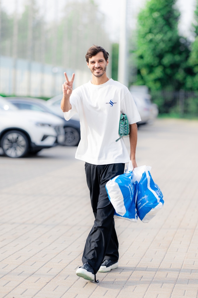 ЗенитStyle: приезд футболистов на открытую тренировку перед ЦСКА