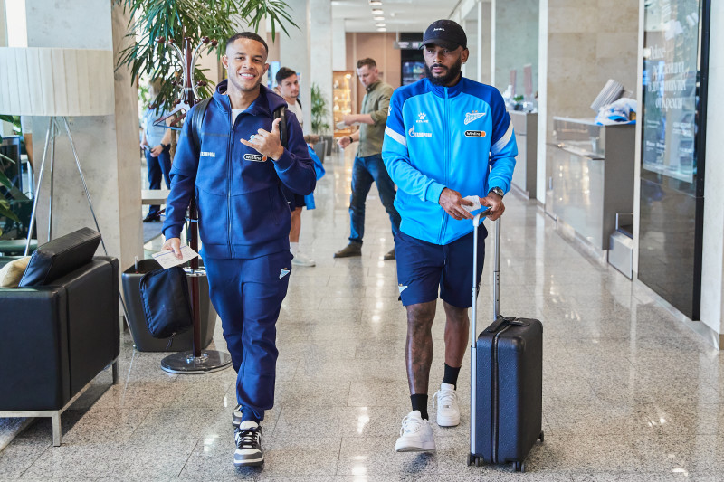 Вылет команды в Москву на матч ЦСКА — «Зенит»