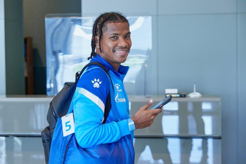 Вылет команды в Москву на матч ЦСКА — «Зенит»