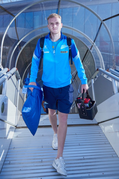 Вылет команды в Москву на матч ЦСКА — «Зенит»