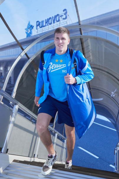 Вылет команды в Москву на матч ЦСКА — «Зенит»