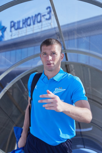 Вылет команды в Москву на матч ЦСКА — «Зенит»