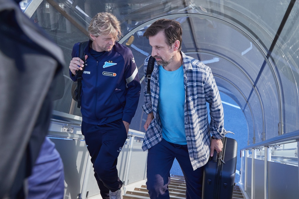 Вылет команды в Москву на матч ЦСКА — «Зенит»