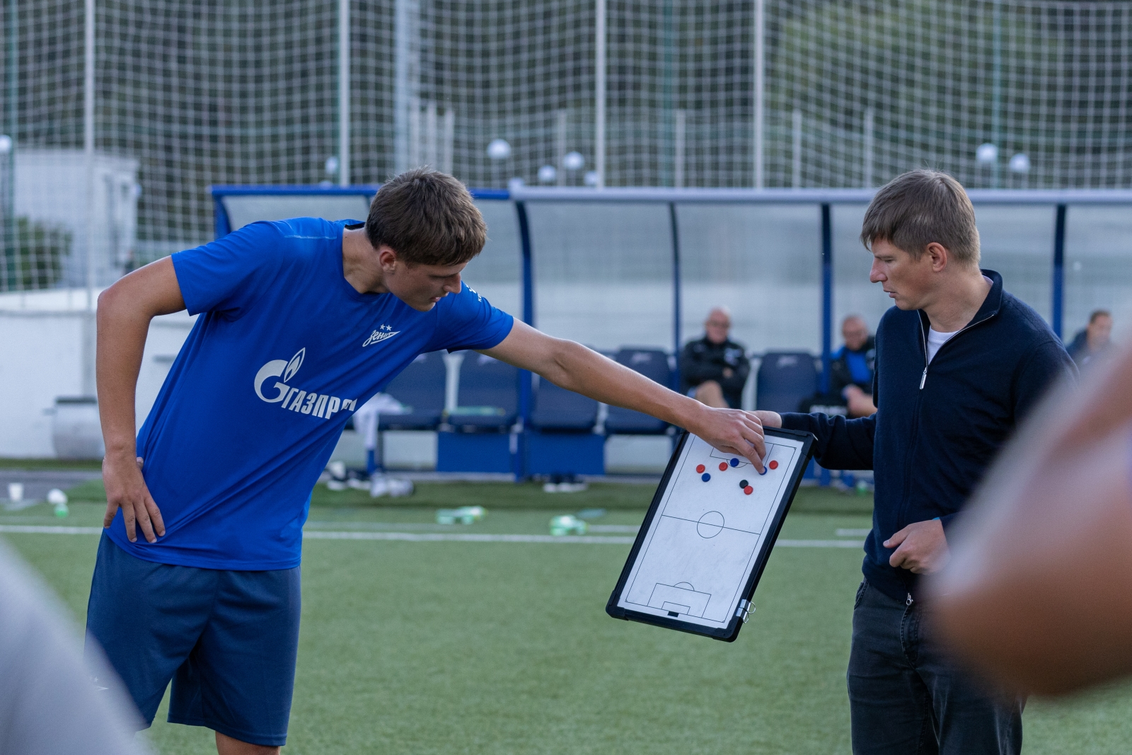 Тренировка перед матчем МФЛ 2024 «Зенит» — «Краснодар»