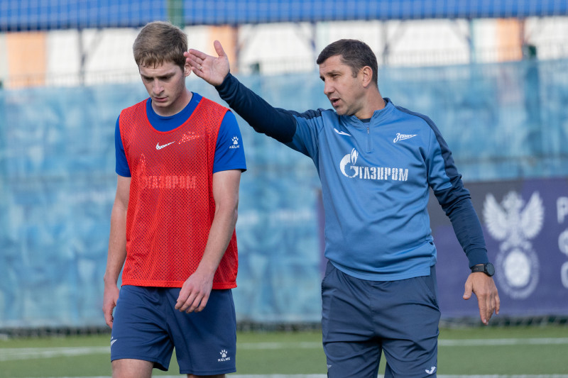 Тренировка перед матчем МФЛ 2024 «Зенит» — «Краснодар»