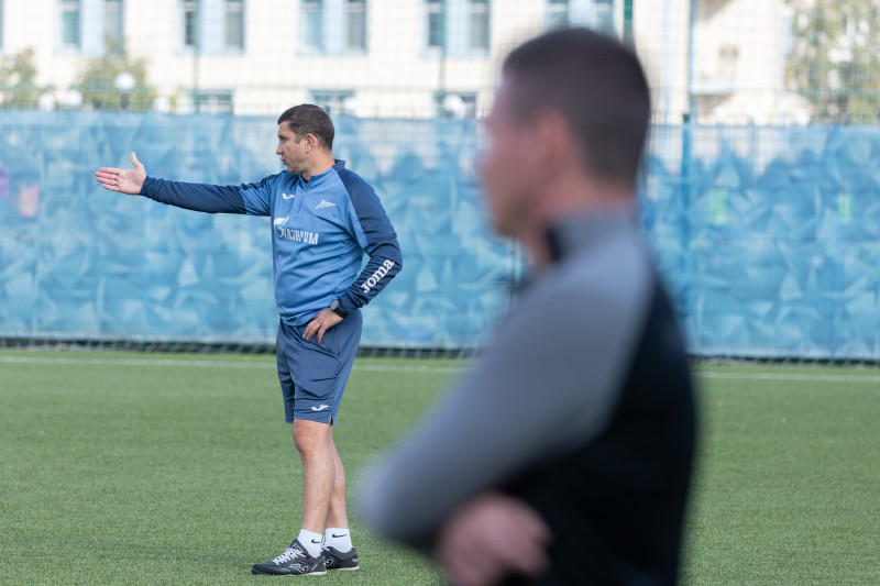 Тренировка перед матчем МФЛ 2024 «Зенит» — «Краснодар»