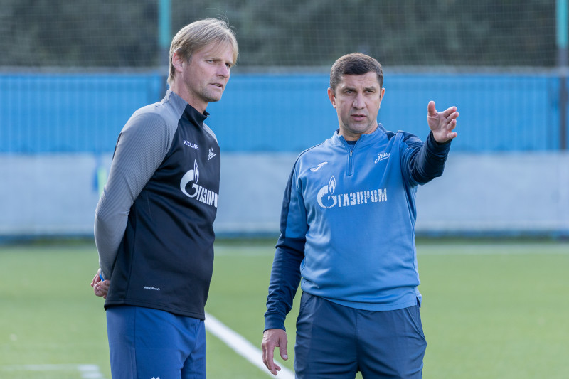 Тренировка перед матчем МФЛ 2024 «Зенит» — «Краснодар»