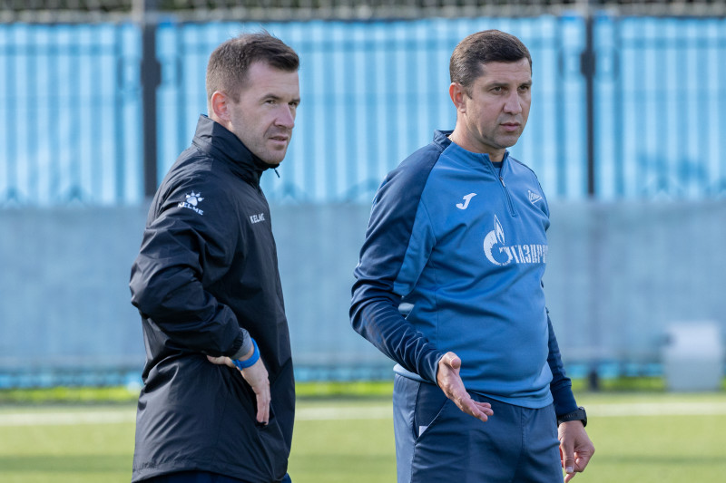 Тренировка перед матчем МФЛ 2024 «Зенит» — «Краснодар»