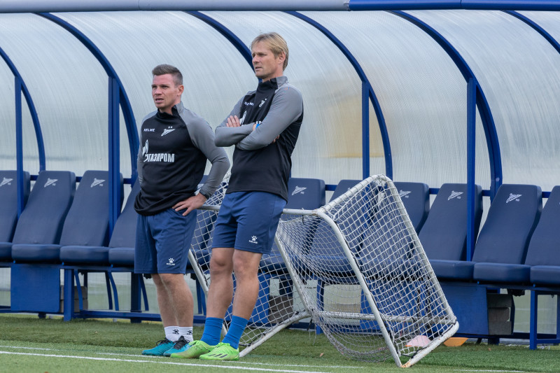 Тренировка перед матчем МФЛ 2024 «Зенит» — «Краснодар»