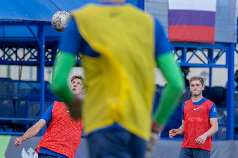 Тренировка перед матчем МФЛ 2024 «Зенит» — «Краснодар»