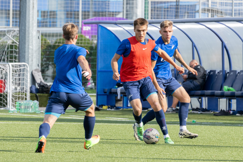 Тренировка перед матчем МФЛ 2024 «Зенит» — «Краснодар»