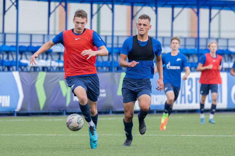 Тренировка перед матчем МФЛ 2024 «Зенит» — «Краснодар»