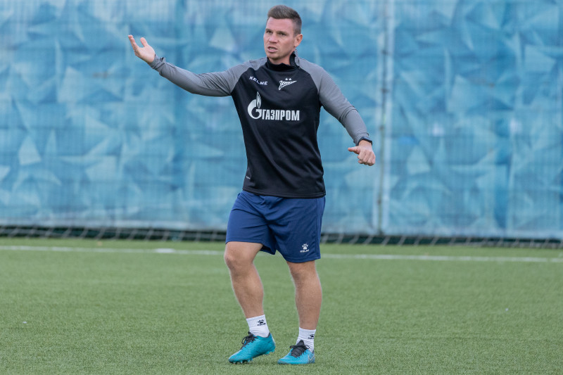 Тренировка перед матчем МФЛ 2024 «Зенит» — «Краснодар»