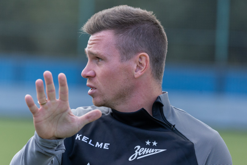 Тренировка перед матчем МФЛ 2024 «Зенит» — «Краснодар»