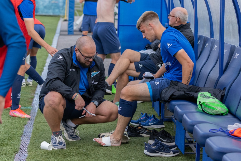 Тренировка перед матчем МФЛ 2024 «Зенит» — «Краснодар»