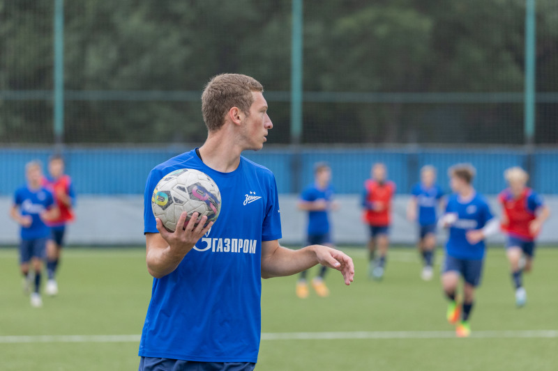 Тренировка перед матчем МФЛ 2024 «Зенит» — «Краснодар»