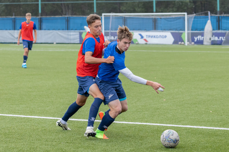 Тренировка перед матчем МФЛ 2024 «Зенит» — «Краснодар»