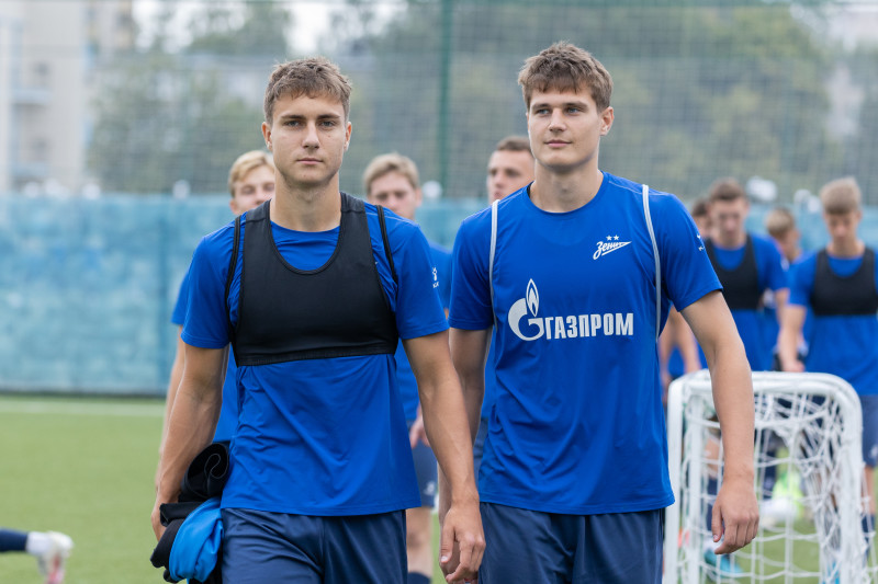 Тренировка перед матчем МФЛ 2024 «Зенит» — «Краснодар»