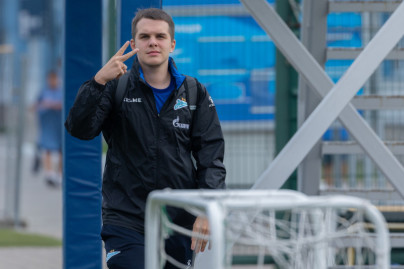 Тренировка перед матчем МФЛ 2024 «Зенит» — «Краснодар»