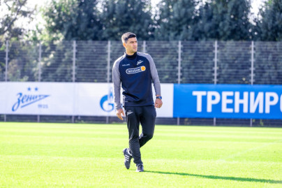 Тренировка «Зенита» в рамках подготовки к матчу с «Краснодаром»