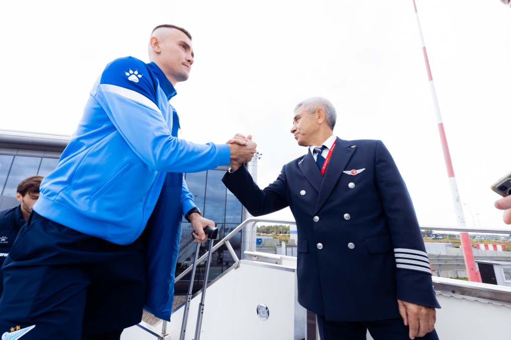 Вылет команды в Ставрополь на матч «Краснодар» — «Зенит»