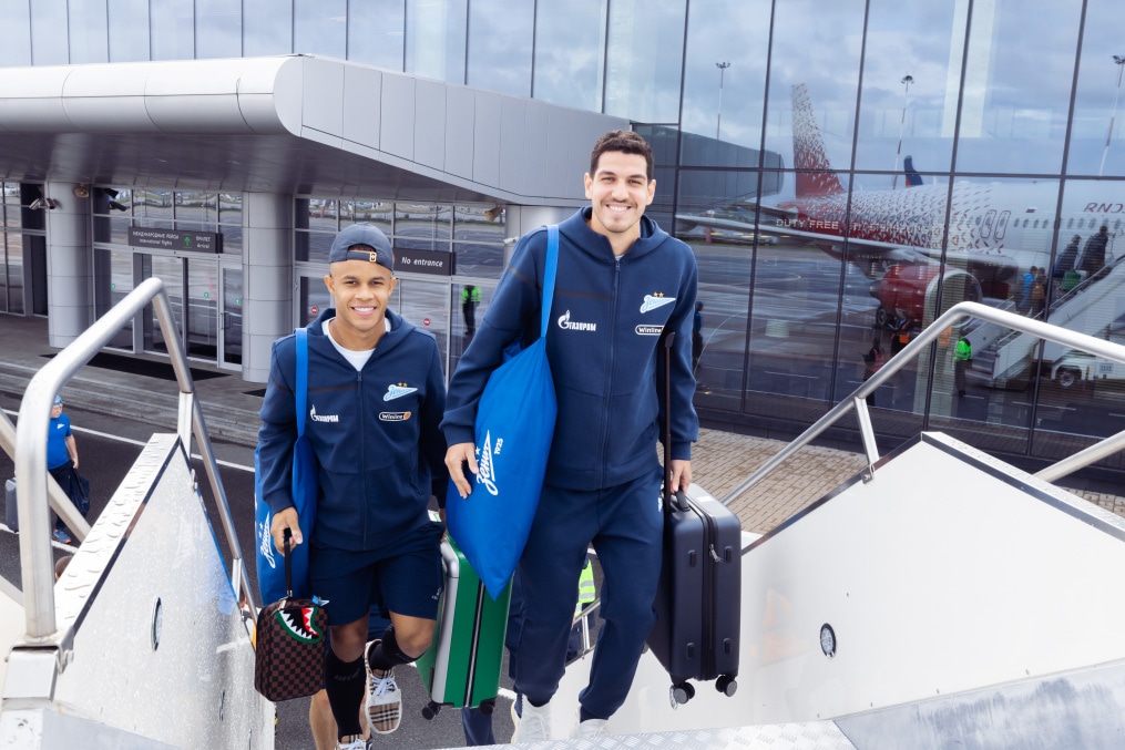 Вылет команды в Ставрополь на матч «Краснодар» — «Зенит»