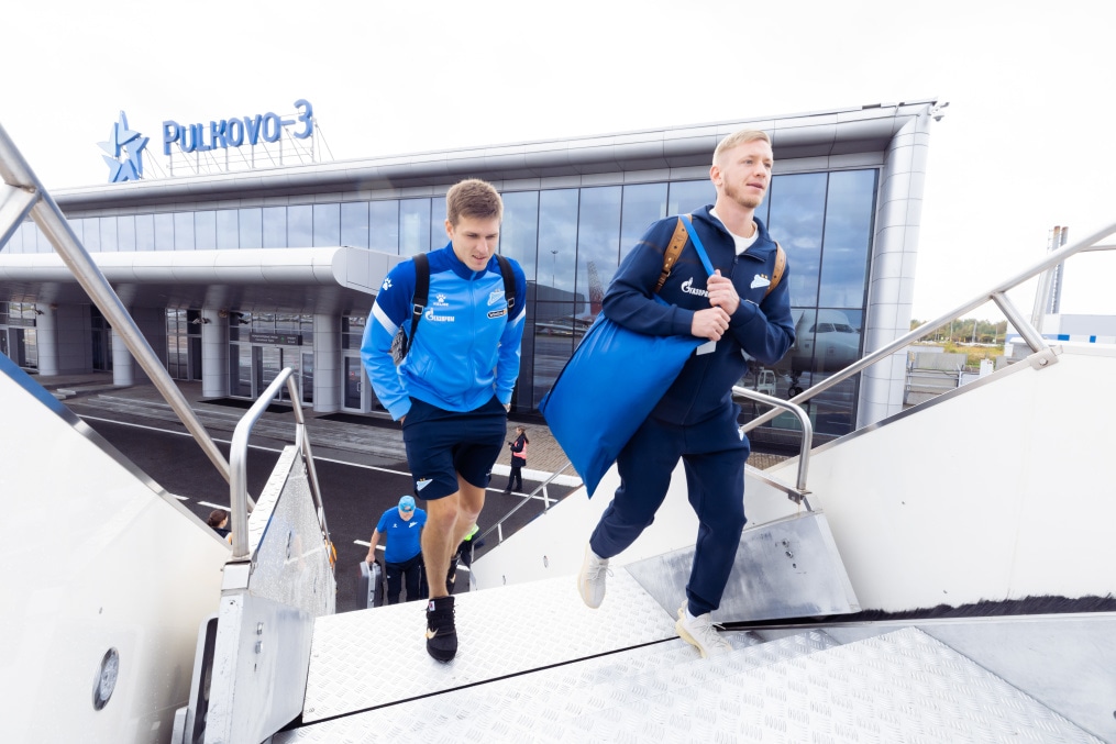 Вылет команды в Ставрополь на матч «Краснодар» — «Зенит»