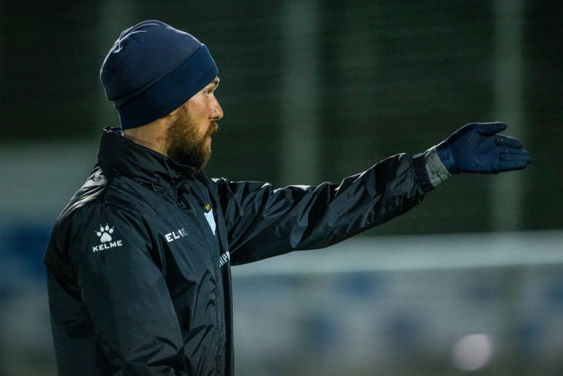 Тренировка женской молодежной команды «Зенит» перед матчем с «ЦСКА»-м (Москва)