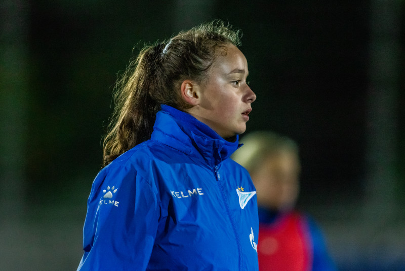 Тренировка женской молодежной команды «Зенит» перед матчем с «ЦСКА»-м (Москва)