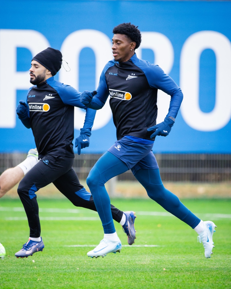 Открытая тренировка перед матчем с «Локомотивом»