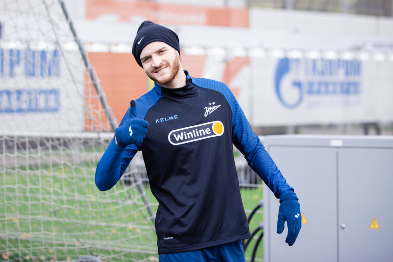 Открытая тренировка перед матчем с «Локомотивом»