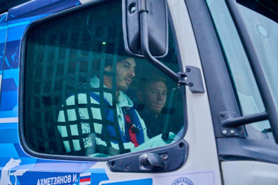 Тест-драйв КАМАЗ на «Газпром Арене»