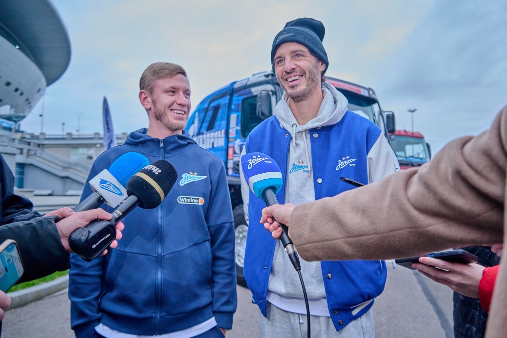 Тест-драйв КАМАЗ на «Газпром Арене»