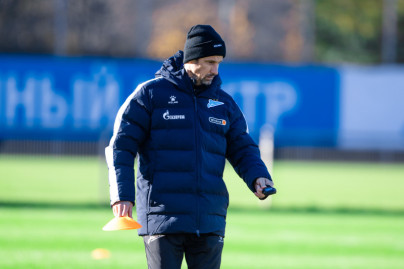 Подготовка «Зенита» к матчу с махачкалинским «Динамо»