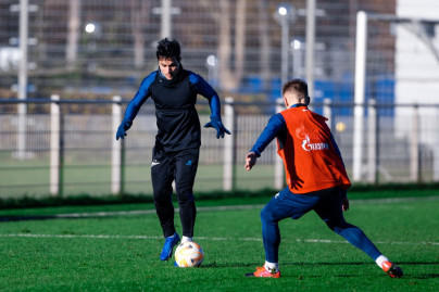 Подготовка «Зенита» к матчу с махачкалинским «Динамо»