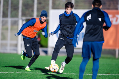 Подготовка «Зенита» к матчу с махачкалинским «Динамо»