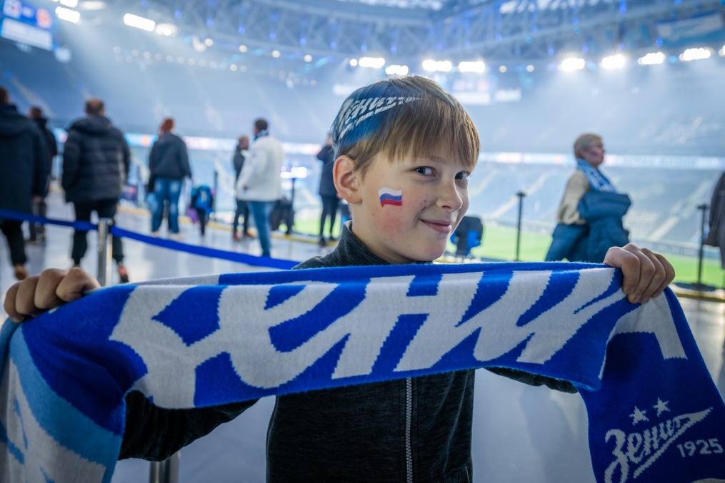 Фан-Променад перед матчем  «Зенит»—«Динамо» (Махачкала)