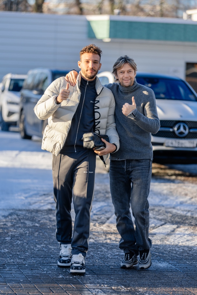 #ЗенитStyle: приезд игроков на тренировку перед кубковым матчем с «Ахматом»