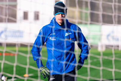 Тренировка «Зенита» перед кубковым матчем с «Ахматом»