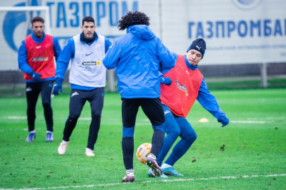 Открытая тренировка перед матчем «Ахмат» — «Зенит»