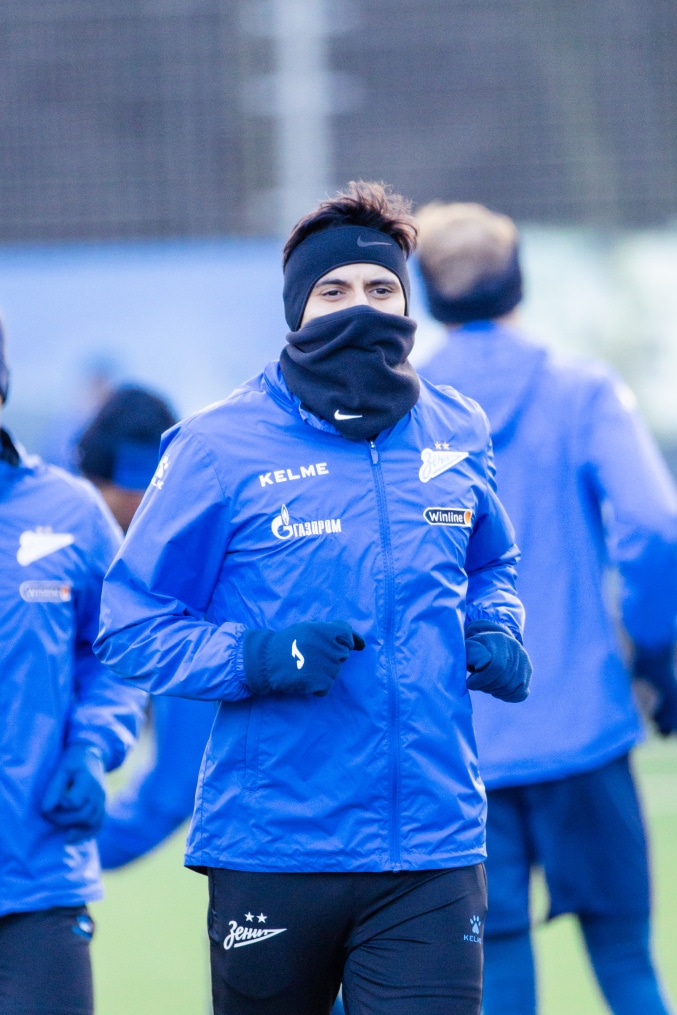 Открытая тренировка «Зенита» перед матчем с «Оренбургом»
