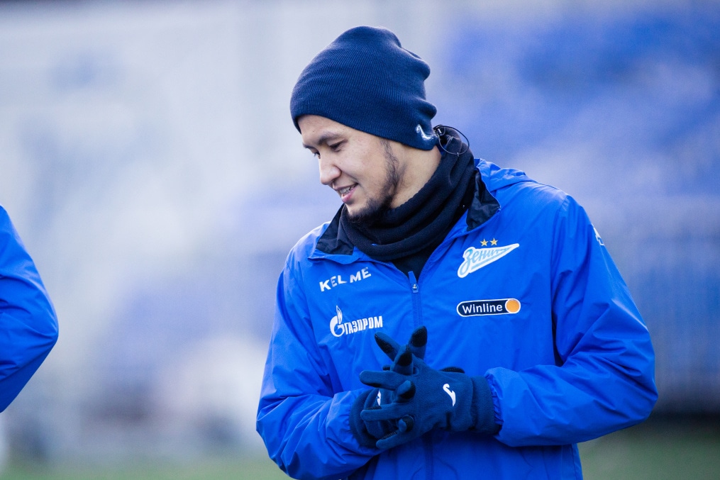 Открытая тренировка «Зенита» перед матчем с «Оренбургом»