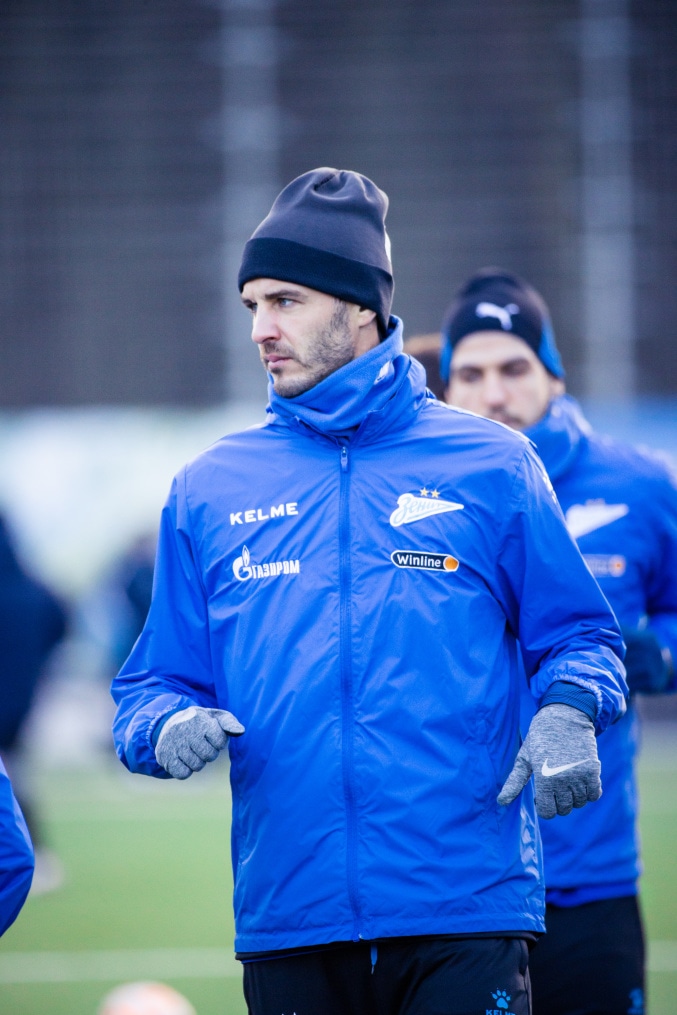 Открытая тренировка «Зенита» перед матчем с «Оренбургом»