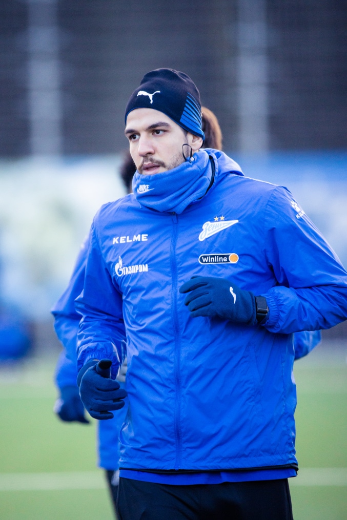 Открытая тренировка «Зенита» перед матчем с «Оренбургом»