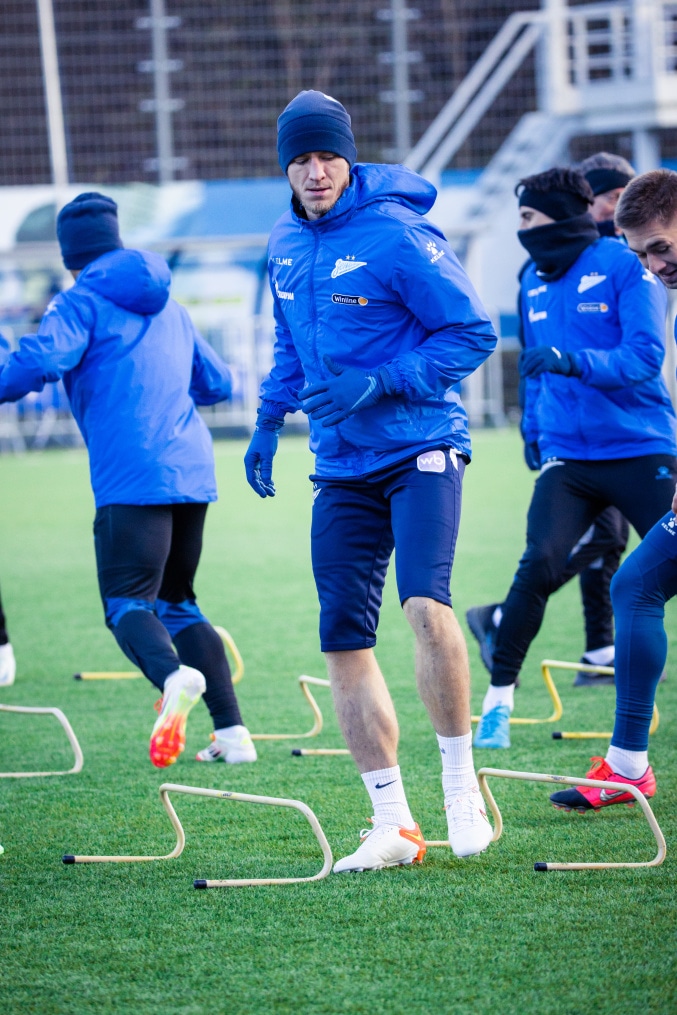 Открытая тренировка «Зенита» перед матчем с «Оренбургом»