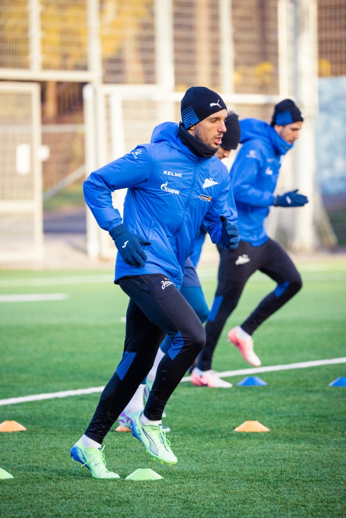 Открытая тренировка «Зенита» перед матчем с «Оренбургом»