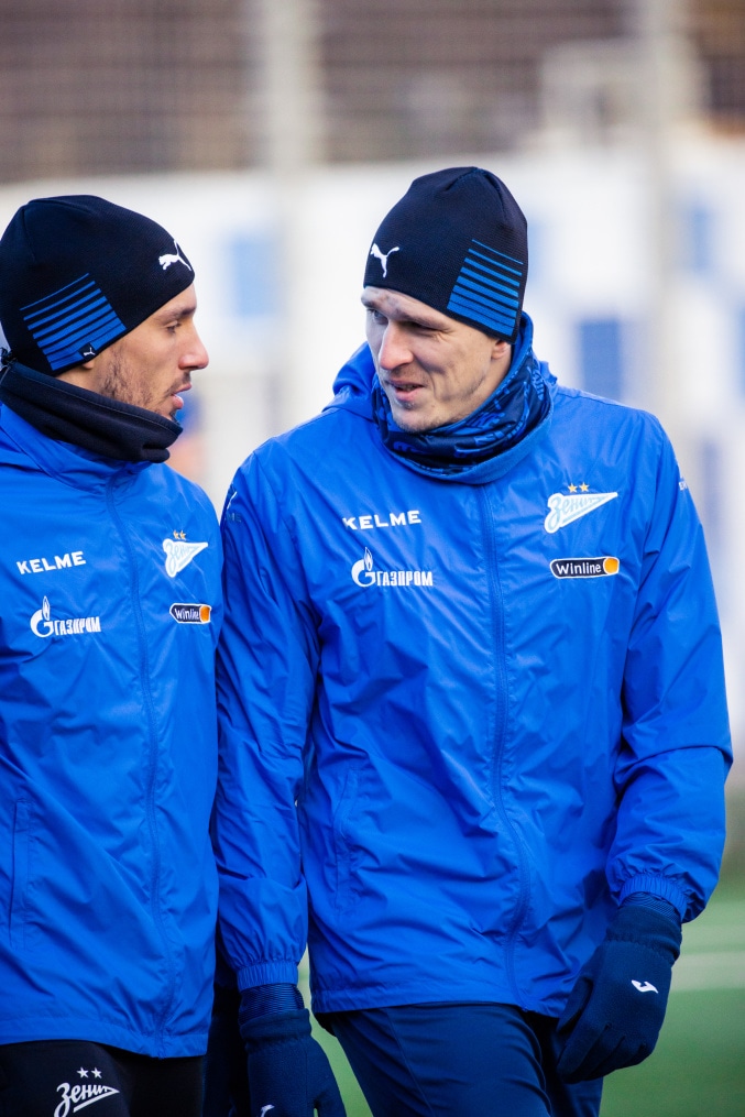 Открытая тренировка «Зенита» перед матчем с «Оренбургом»