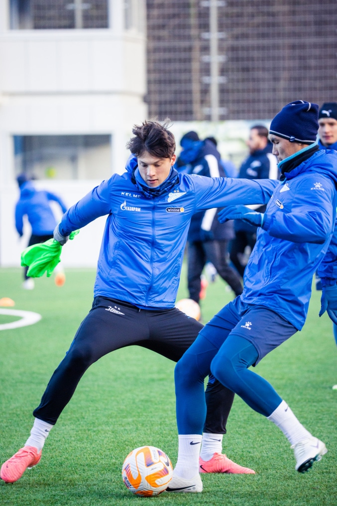 Открытая тренировка «Зенита» перед матчем с «Оренбургом»