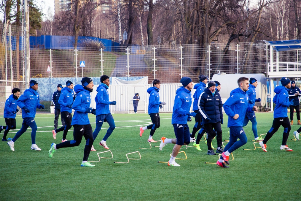 Открытая тренировка «Зенита» перед матчем с «Оренбургом»